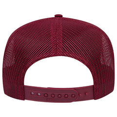 OTTO 32-285 5 Panel Mid Profile Mesh Back Trucker Cap - Bg Mrn - Bg Mrn / 6 1/2’’ - 7 5/8’’