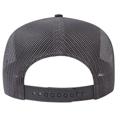 OTTO 32-285 5 Panel Mid Profile Mesh Back Trucker Cap - Ch Gry - Ch Gry / 6 1/2’’ - 7 5/8’’