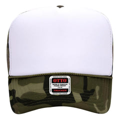 OTTO 39-165 5 Panel High Crown Mesh Back Trucker Cap - 016CPB - 016CPB / 6 1/2’’ - 7 5/8’’