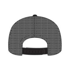 OTTO 39950-1 5 Panel Pro Style Mesh Back Trucker Cap - Black - Black / 7 3/8’’ - 7 5/8’’