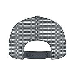 OTTO 39950-1 5 Panel Pro Style Mesh Back Trucker Cap - Char. Gray - Char. Gray / 7 3/8’’ - 7 5/8’’
