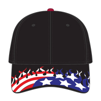 OTTO 58-755 6 Panel Low Profile Baseball Cap - Black - Black / 6 1/2’’ - 7 5/8’’