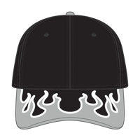 OTTO 58-755 6 Panel Low Profile Baseball Cap - Blk/Gry/Wht - Blk/Gry/Wht / 6 1/2’’ - 7 5/8’’
