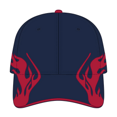 OTTO 58-755 6 Panel Low Profile Baseball Cap - Nvy/Red/Red - Nvy/Red/Red / 6 1/2’’ - 7 5/8’’