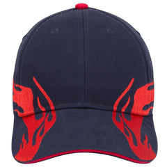 OTTO 58-755 6 Panel Low Profile Baseball Cap - Nvy/Red/Red - Nvy/Red/Red / 6 1/2’’ - 7 5/8’’