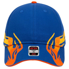 OTTO 58-755 6 Panel Low Profile Baseball Cap - Ryl/Com/B.Org - Ryl/Com/B.Org / 6 1/2’’ - 7 5/8’’