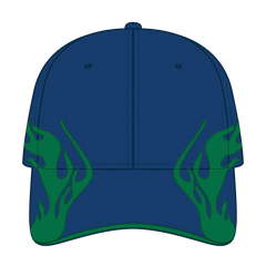 OTTO 58-755 6 Panel Low Profile Baseball Cap - Ryl/Com/B.Org - Ryl/Com/B.Org / 6 1/2’’ - 7 5/8’’