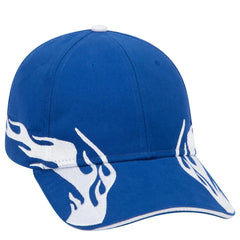 OTTO 58-755 6 Panel Low Profile Baseball Cap - Ryl/Wht/Wht - Ryl/Wht/Wht / 6 1/2’’ - 7 5/8’’