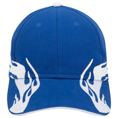 OTTO 58-755 6 Panel Low Profile Baseball Cap - Ryl/Wht/Wht - Ryl/Wht/Wht / 6 1/2’’ - 7 5/8’’