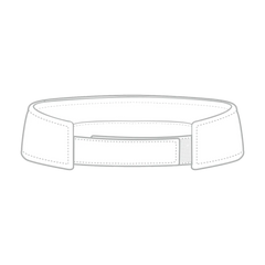 OTTO 60-1105 Sun Visor - White - White / 6 1/2’’ - 7 5/8’’