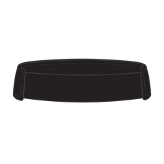 OTTO 60-1276 Upf 50+ Sun Visor - Black - Black / 6 1/2’’ - 7 5/8’’