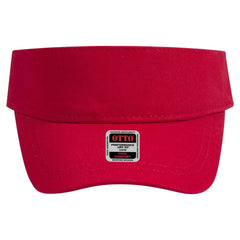 OTTO 60-1276 Upf 50+ Sun Visor - Red - Red / 6 1/2’’ - 7 5/8’’