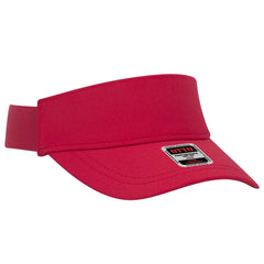 OTTO 60-1276 Upf 50+ Sun Visor - Red - Red / 6 1/2’’ - 7 5/8’’
