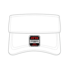 OTTO 60-1276 Upf 50+ Sun Visor - White - White / 6 1/2’’ - 7 5/8’’