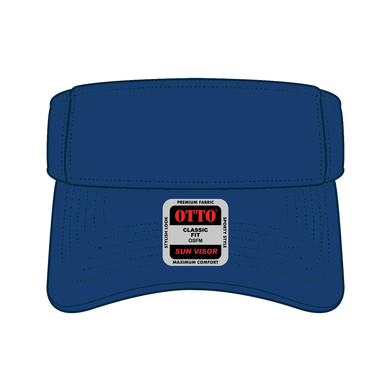 OTTO 60-263 Sun Visor - Royal - Royal / 6 1/2’’ - 7 5/8’’