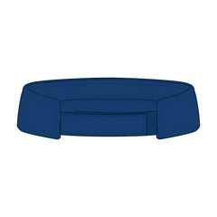 OTTO 60-263 Sun Visor - Royal - Royal / 6 1/2’’ - 7 5/8’’