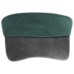 OTTO 60-284 Sun Visor - Blk/Dk.Grn - Blk/Dk.Grn / 6 1/2’’ - 7 5/8’’