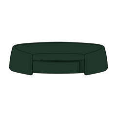 OTTO 60-284 Sun Visor - Blk/Dk.Grn - Blk/Dk.Grn / 6 1/2’’ - 7 5/8’’