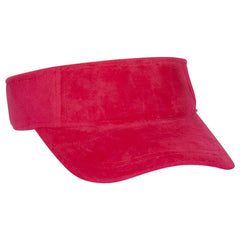 OTTO 60-446 Sun Visor - Cherry Red - Cherry Red / 6 1/2’’ - 7 5/8’’
