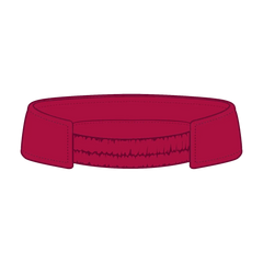 OTTO 60-446 Sun Visor - Cherry Red - Cherry Red / 6 1/2’’ - 7 5/8’’
