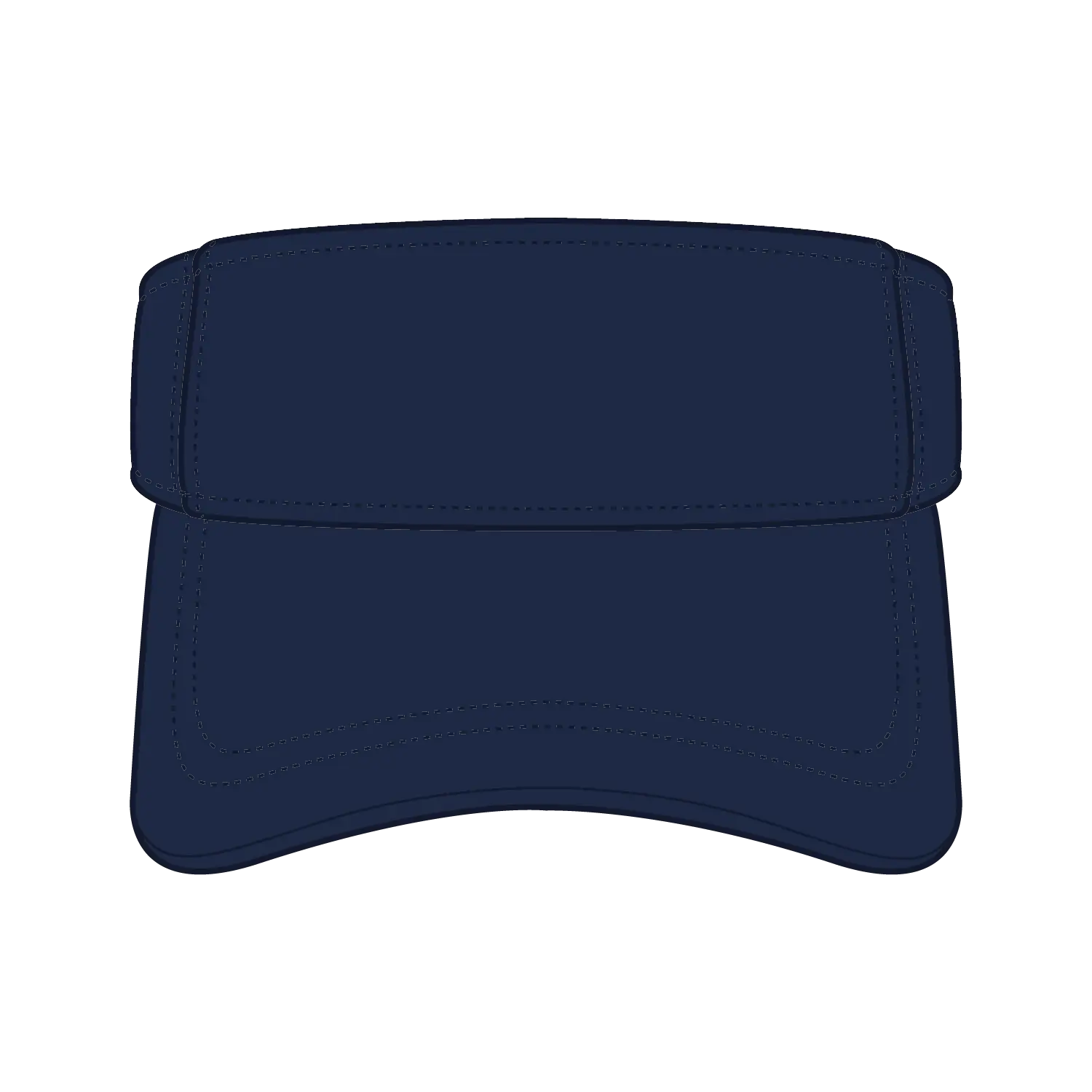 OTTO 60-446 Sun Visor - Navy - Navy / 6 1/2’’ - 7 5/8’’