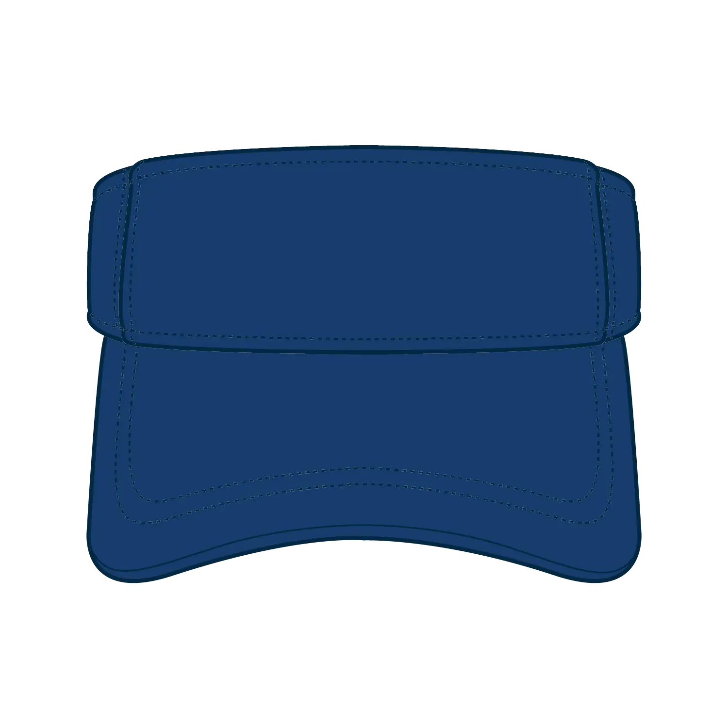 OTTO 60-446 Sun Visor - Royal - Royal / 6 1/2’’ - 7 5/8’’