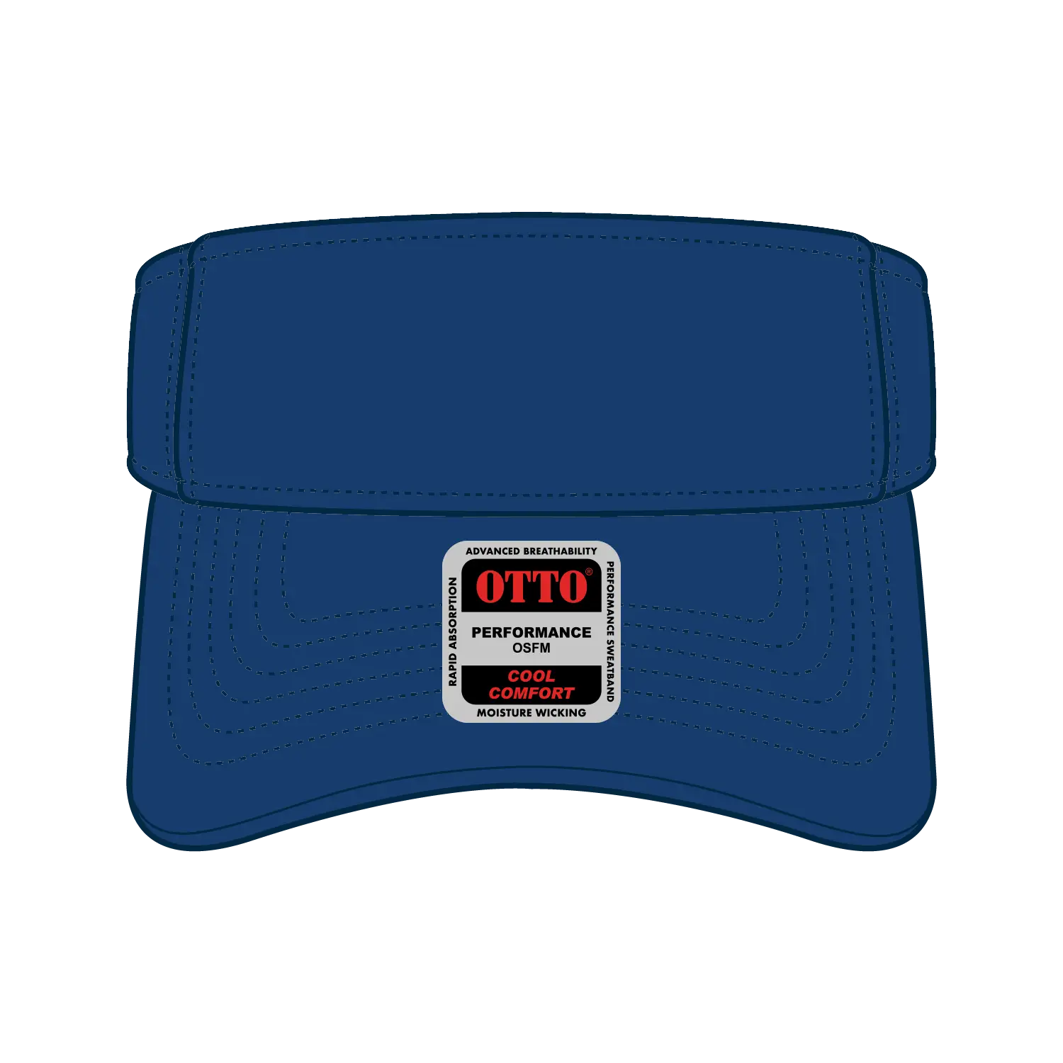 OTTO 60-973 Sun Visor - Royal - Royal / 6 1/2’’ - 7 5/8’’