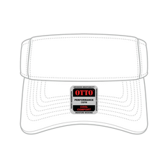 OTTO 60-973 Sun Visor - White - White / 6 1/2’’ - 7 5/8’’
