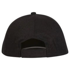 OTTO 61-308 6 Panel Low Profile Baseball Cap - Black - Black / 6 1/2’’ - 7 5/8’’