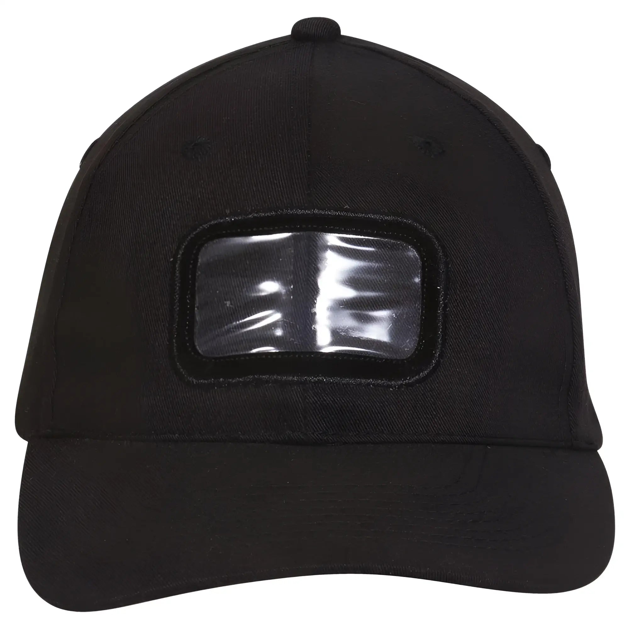 OTTO 61-310 Young Adult 6 Panel Low Profile Baseball Cap - Black - Black / 6’’ - 7 1/8’’