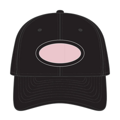 OTTO 62-321 Young Adult 6 Panel Low Profile Baseball Cap - Black - Black / 6’’ - 7 1/8’’