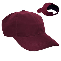 OTTO 69-291 4 Panel Ponytail Cap - Burg. Marn
