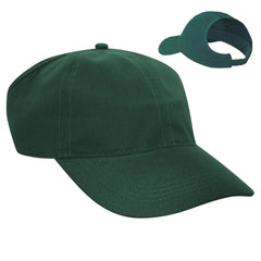 OTTO 69-291 4 Panel Ponytail Cap - Dk. Green