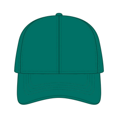 OTTO 69-291 4 Panel Ponytail Cap - Jade - Jade / 7’’ - 7 1/4’’