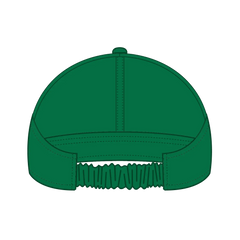 OTTO 69-291 4 Panel Ponytail Cap - Kelly