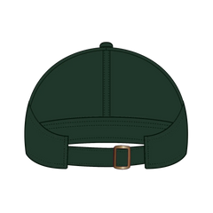 OTTO 69-381 4 Panel Ponytail Cap - Dk. Green - Dk. Green / 6 1/2’’ - 7 5/8’’