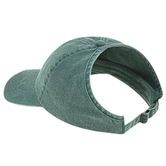 OTTO 69-381 4 Panel Ponytail Cap - Dk. Green - Dk. Green / 6 1/2’’ - 7 5/8’’