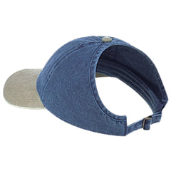 OTTO 69-382 4 Panel Ponytail Cap - Kha/Nvy - Kha/Nvy / 6 1/2’’ - 7 5/8’’