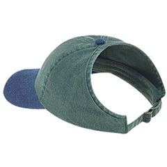 OTTO 69-382 4 Panel Ponytail Cap - Nvy/Dk.Grn - Nvy/Dk.Grn / 6 1/2’’ - 7 5/8’’