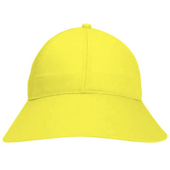 OTTO 69-600 4 Panel Ponytail Extra Large Visor Cap - N. Yellow - N. Yellow / 6 1/2’’ - 7 5/8’’