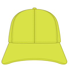 OTTO 69-600 4 Panel Ponytail Extra Large Visor Cap - N. Yellow - N. Yellow / 6 1/2’’ - 7 5/8’’