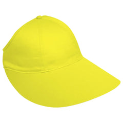 OTTO 69-600 4 Panel Ponytail Extra Large Visor Cap - N. Yellow - N. Yellow / 6 1/2’’ - 7 5/8’’