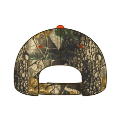 OTTO 71-841 Camouflage 6 Panel Low Profile Baseball Cap - Kha/Blk/Dk.Grn/N.Org - Kha/Blk/Dk.Grn/N.Org / 6 1/2’’ - 7