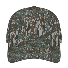 OTTO 77-379 ’OTTO Flex’ Fitted Camouflage 6 Panel Low Profile Baseball Cap - Gry/Dk.Grn - Gry/Dk.Grn / 7’’ - 7 1/4’’