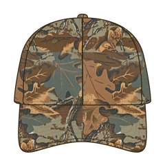 OTTO 77-379 ’OTTO Flex’ Fitted Camouflage 6 Panel Low Profile Baseball Cap - Kha/Brn/Lt.Ol.Grn - Kha/Brn/Lt.Ol.Grn