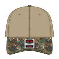 OTTO 78-353 Camouflage 6 Panel Low Profile Baseball Cap - Lt.Lod/Brn/Kly/Kha - Lt.Lod/Brn/Kly/Kha / 6 1/2’’ - 7 5/8’’