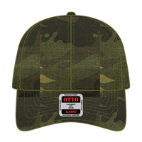 OTTO 78-353 Camouflage 6 Panel Low Profile Baseball Cap - Camo 008 - Camo 008 / 6 1/2’’ - 7 5/8’’