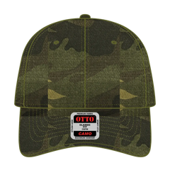 OTTO 78-353 Camouflage 6 Panel Low Profile Baseball Cap - Camo 008 - Camo 008 / 6 1/2’’ - 7 5/8’’