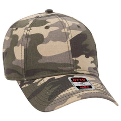 OTTO 78-353 Camouflage 6 Panel Low Profile Baseball Cap - Camo 010 - Camo 010 / 6 1/2’’ - 7 5/8’’