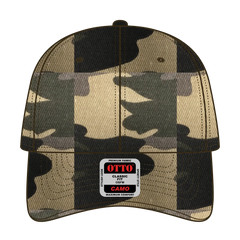 OTTO 78-353 Camouflage 6 Panel Low Profile Baseball Cap - Camo 010 - Camo 010 / 6 1/2’’ - 7 5/8’’